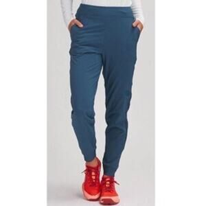 Backcountry Women's XS Destination Softshell Fleece Pant Jogger Teal Hiking